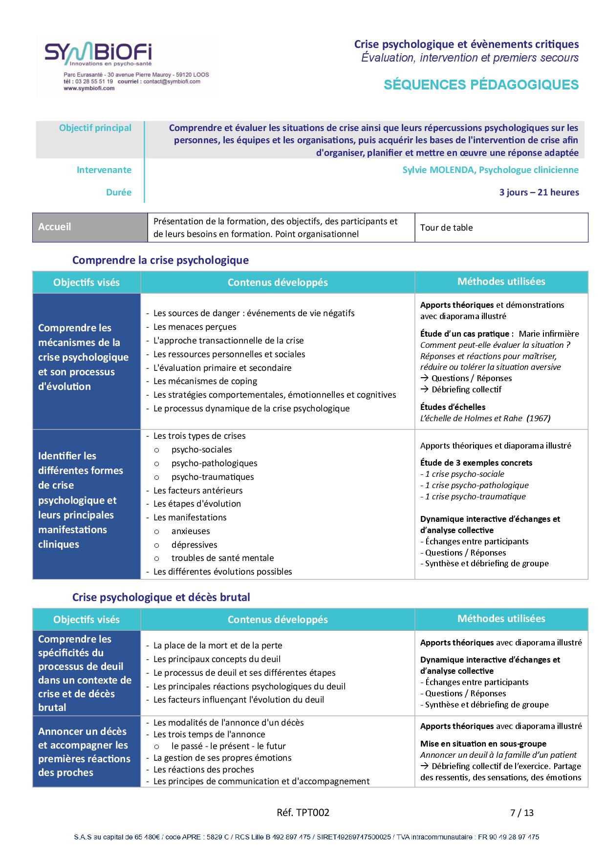 Symbiofi_Formation_Crise_Psychologique_Page_1 alt="Programme de la formation Gestion de la crise psychologique, évènements traumatiques, stress dépassé : les outils d'évaluation et d'accompagnement - page 1"