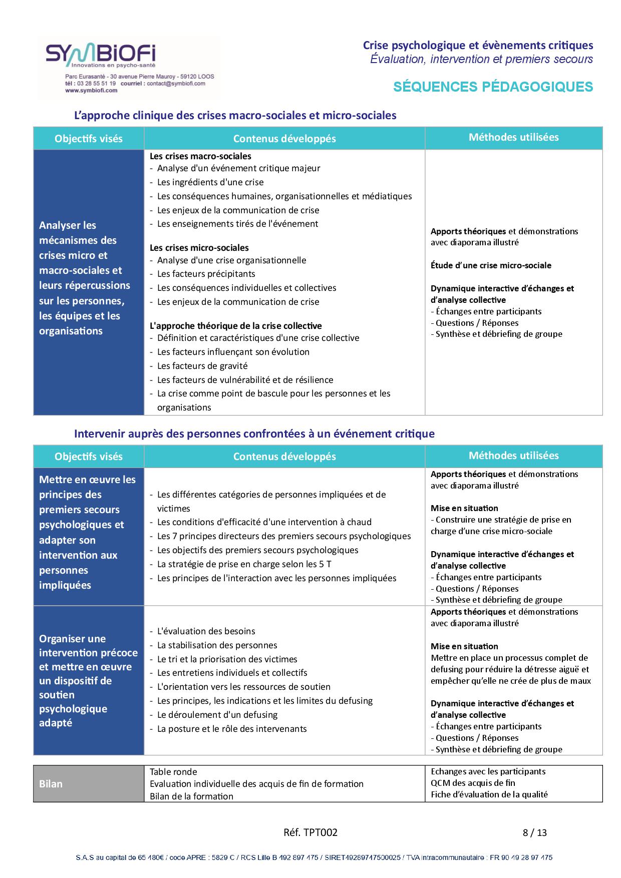 Symbiofi_Formation_Crise_Psychologique_Page_2 alt="Programme de la formation Gestion de la crise psychologique, évènements traumatiques, stress dépassé : les outils d'évaluation et d'accompagnement - page 2"
