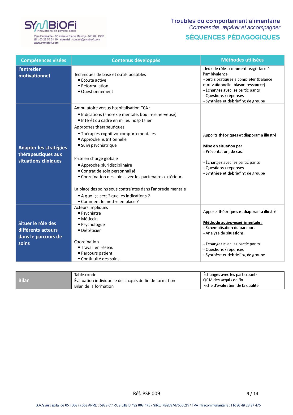 alt="Programme de la formation Troubles du comportement alimentaire : comprendre, repérer et accompagner - page 3"