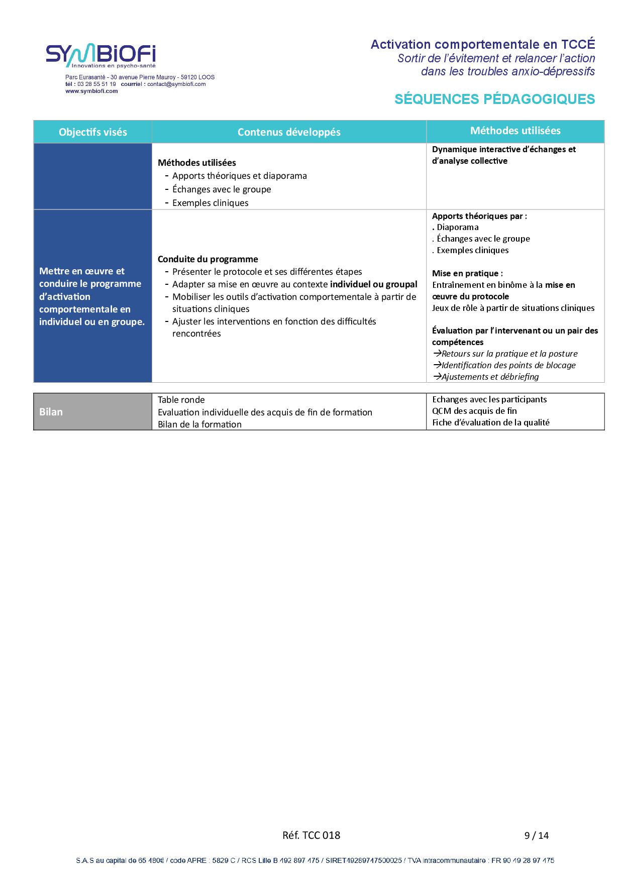 Symbiofi_Formation_Activation_Comportementale_Page_3 alt="Programme de la formation Activation comportementale en TCCÉ : sortir de l’évitement et relancer l’action dans les troubles anxio-dépressifs - page 3"